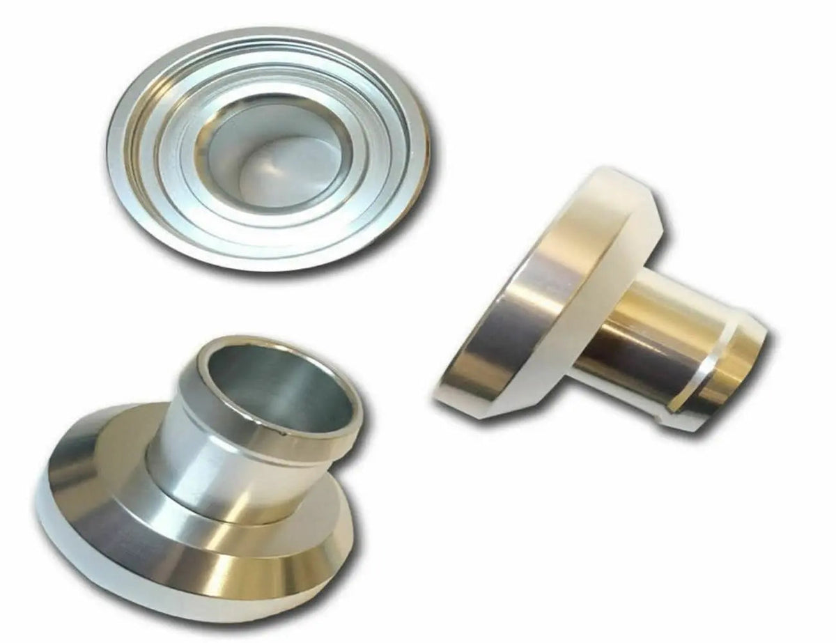 HKS SSQV blow off valve adapter flange for 1.8T engines, compatible with Jetta, Golf, Passat, Audi, by Jack Spania Racing.