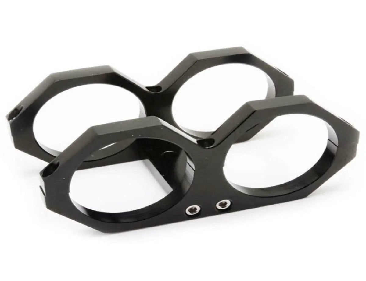 Billet Aluminum Dual Fuel Pump Clamp Cradle Mounting Bracket Fits 044 Bosch - Jack Spania Racing