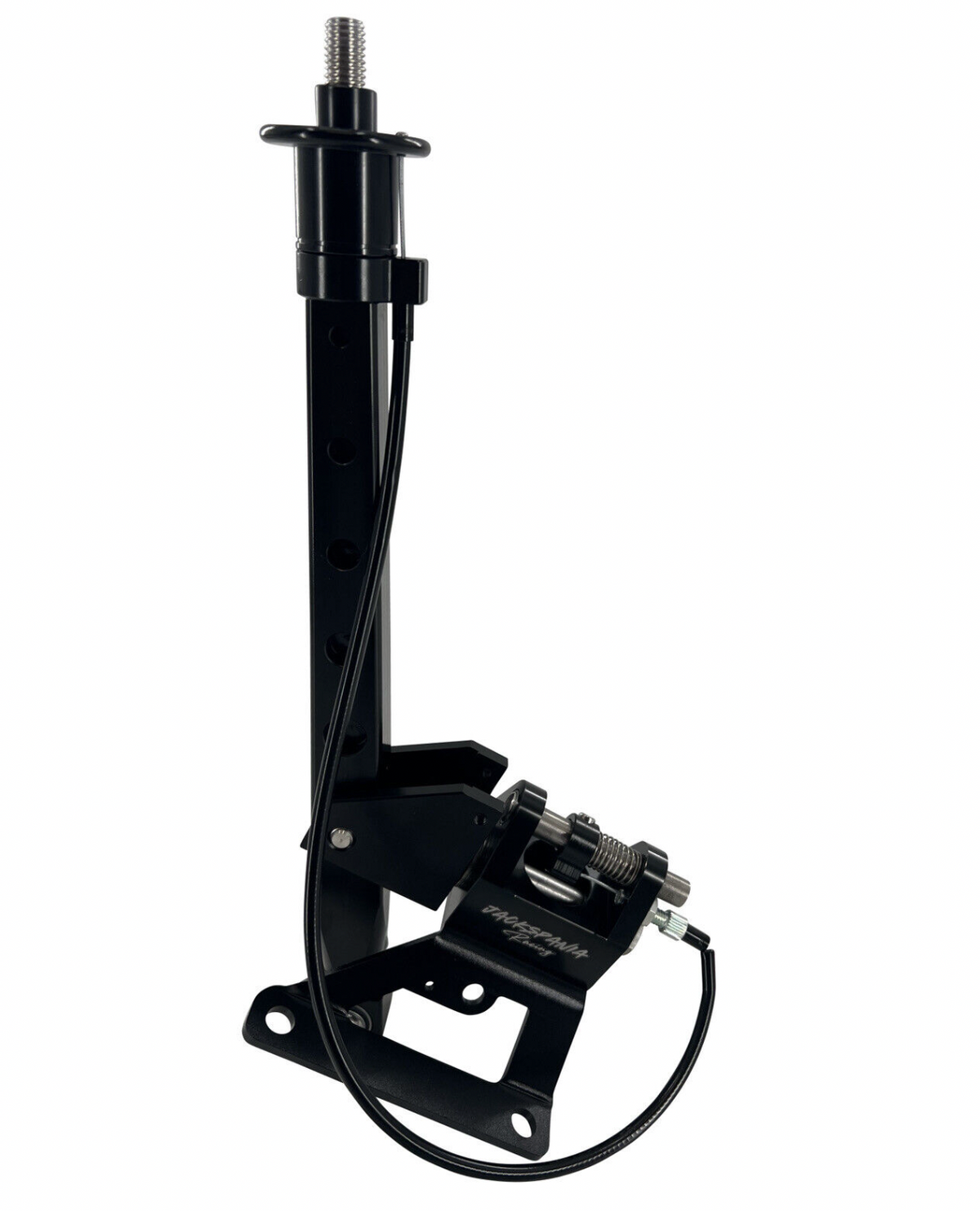 Jack Spania Racing billet B D Series race shifter box for Honda Acura EG EK CRX transmission parts, shown in the image.