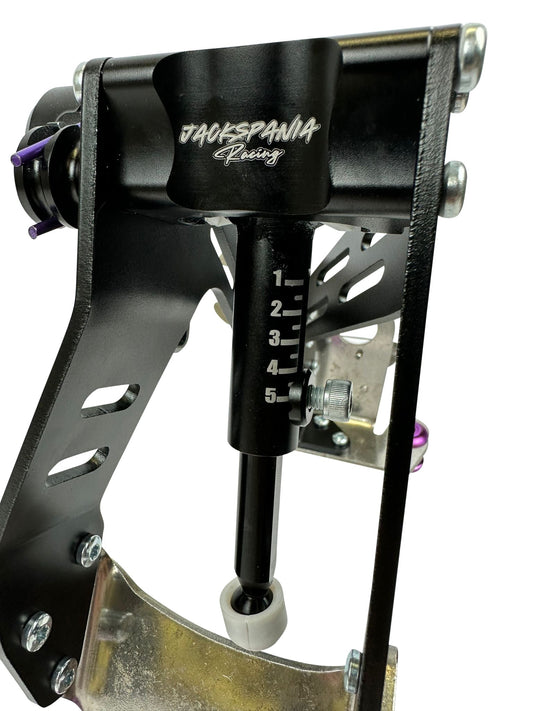 Fully adjustable JackSpania Racing race short shifter for Honda Civic Type R 10th Gen FK8, transmission upgrade part.