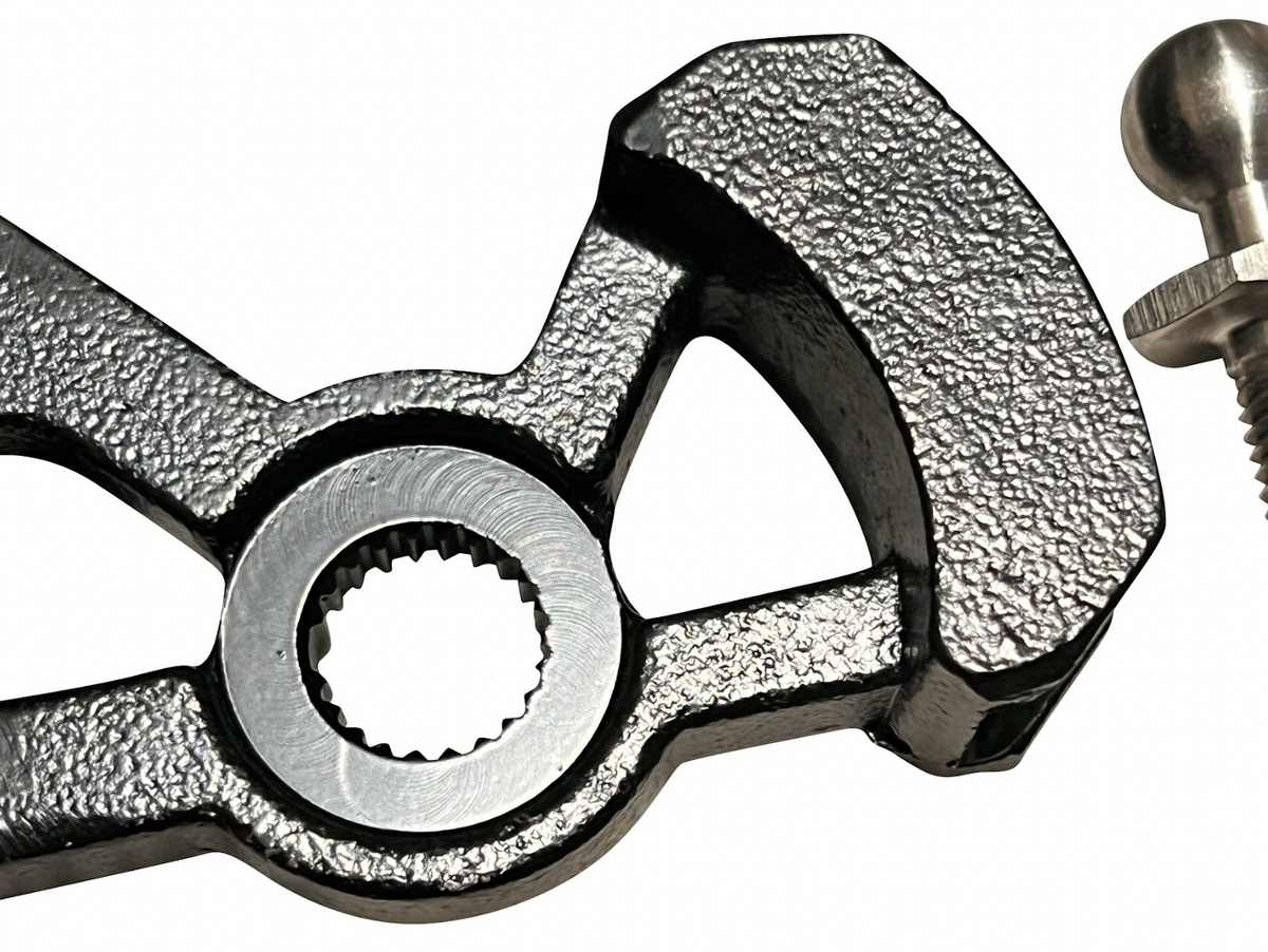 Short shifter for VW Audi MK4-MK7 Golf R Jetta GLI by JackSpania Racing, showing the compact transmission part.