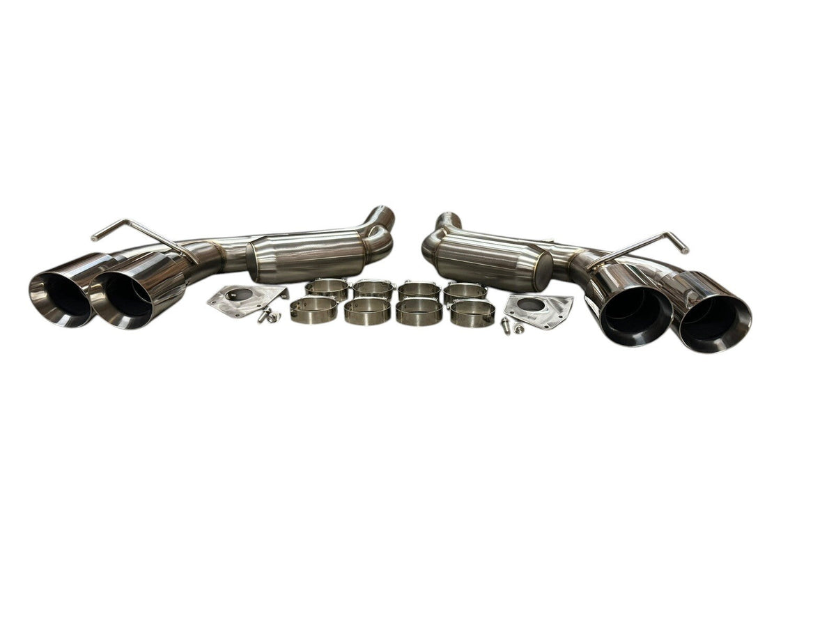 Steel Axle Back Muffler Removal Chevy Camaro SS ZL1 V8 2016-2023 Helmholtz 1LE
