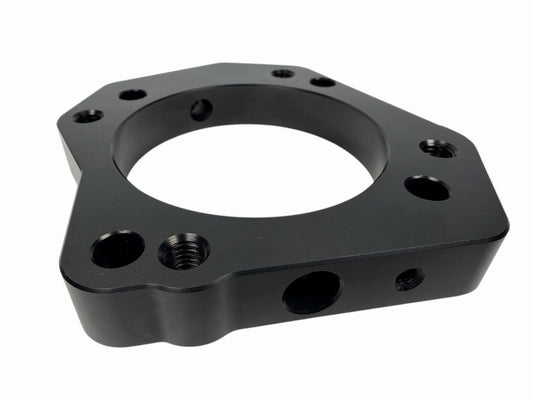 JackSpania Racing billet K20 K24 K Series PRB to RBC throttle body adapter spacer for Honda Acura engine modification.