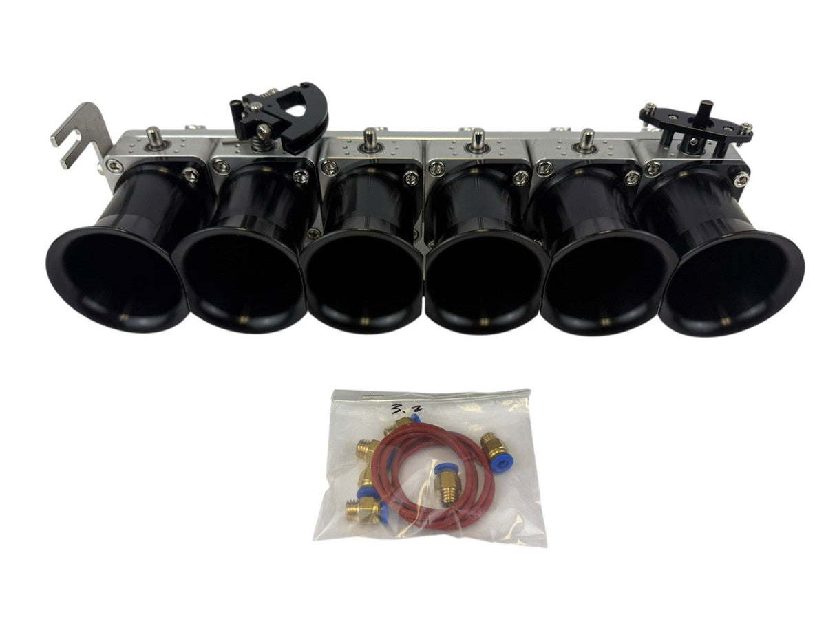 Billet 50mm ITB Intake Manifold Individual Throttle Bodies CNC VW 2.8L VR6 24V