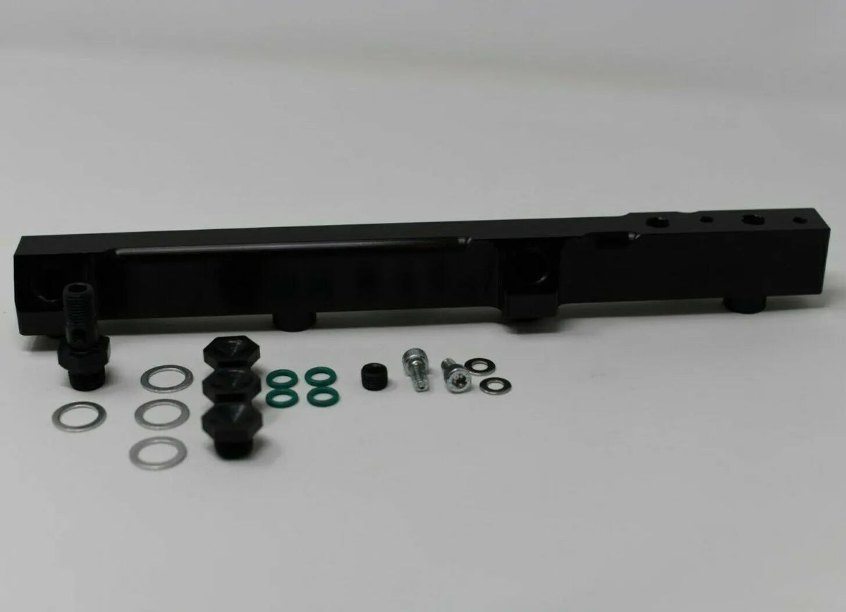 Jack Spania Racing H F Series high flow fuel rail for Honda Prelude H22 H23 and Accord F22 engine, engine parts for performance.