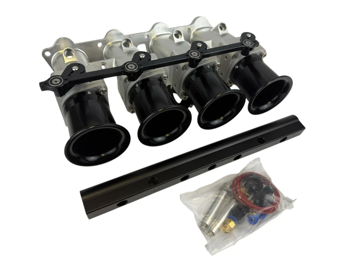 50mm ITB Intake Manifold Individual Throttle Bodies CNC For VW 1.8L 2.0L 16V