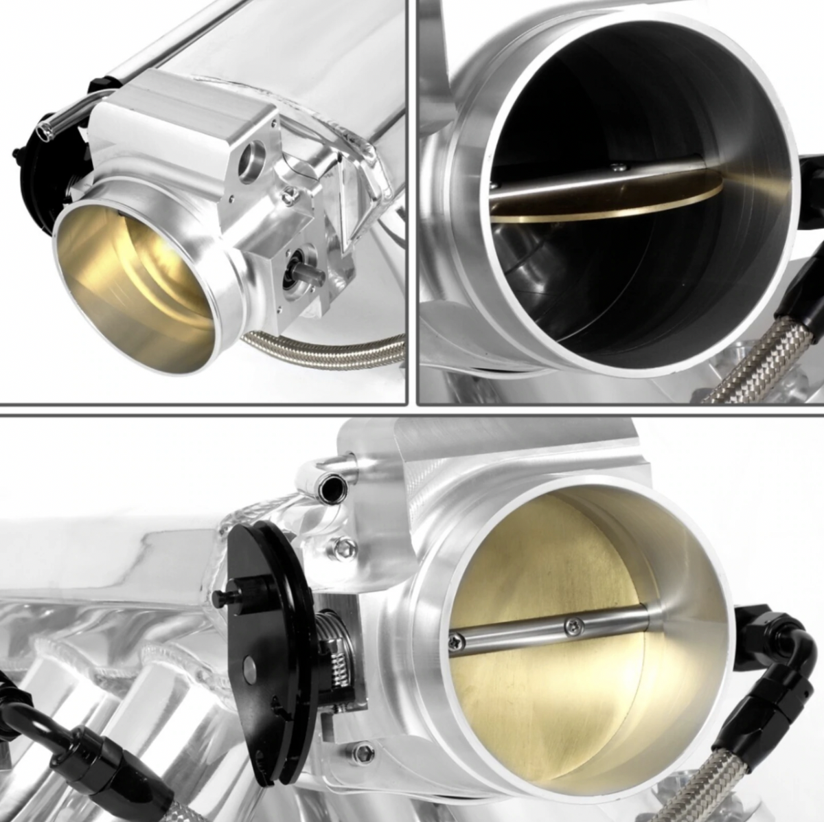 Jack Spania Racing 102mm LS LS1 LS2 LS6 LSX intake manifold throttle body, sheet metal fabricated engine part for performance vehicles.