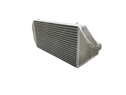 Jack Spania Racing B Series T3 T4 Top Mount Turbo Manifold for GSR B16 B18 B20 with intercooler on engine bay.