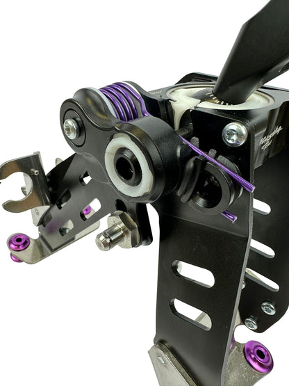 Fully adjustable Race Short Shifter for Honda Civic Type R 10th Gen 17-21 by JackSpania Racing, showing the metal shifter with mounting hardware.