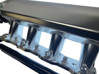 JackSpania Racing LS low profile metal intake manifold for LS1, LS2, LS6 engines, 92mm and 102mm cathedral style engine parts