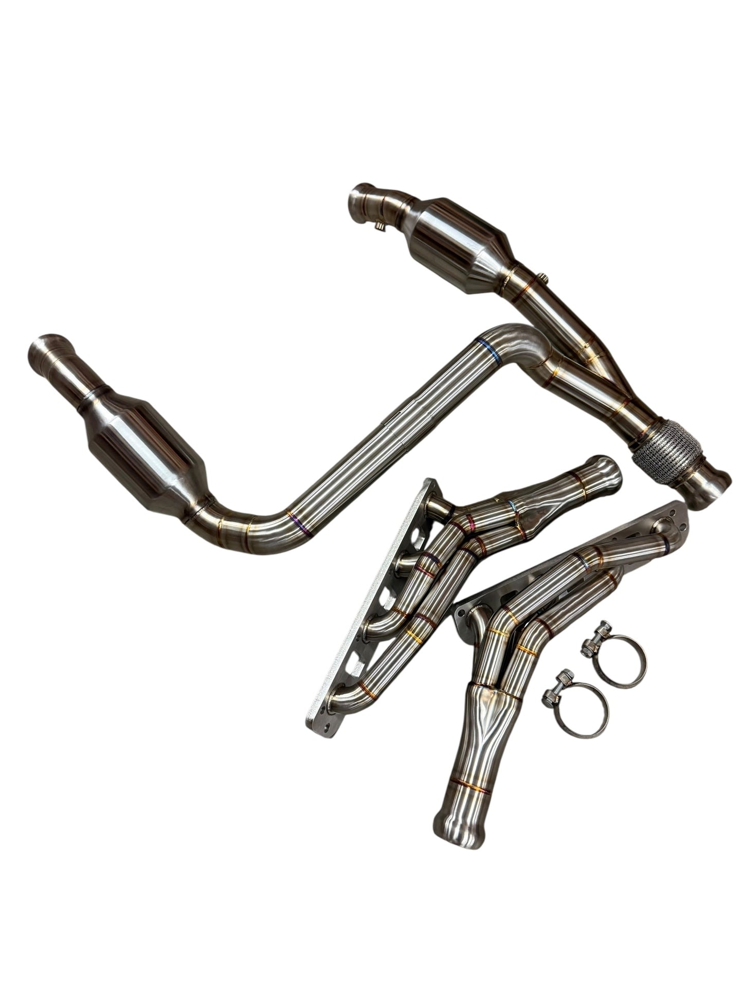 Jeep Wrangler 392 2021+ Long Tube Headers & Catted Y-Pipe 316 Stainless Steel