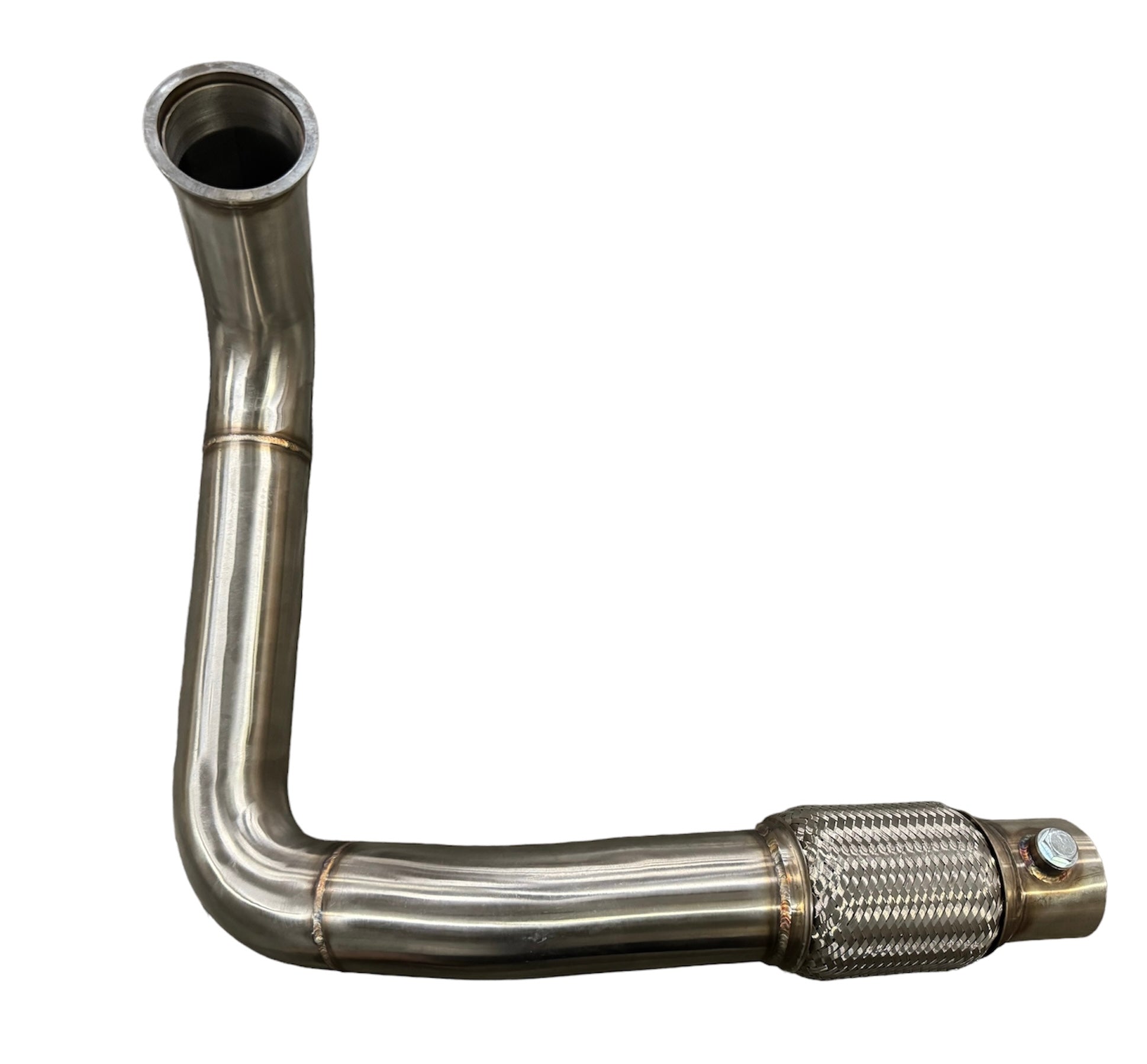 Jack Spania Racing B Series turbo manifold downpipe with 44mm V-band, fits GSR B16 B18 B20 Civic Si DC2 EG EK exhaust parts