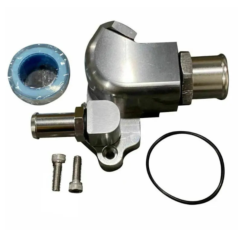 Jack Spania Racing K20 upper coolant housing standard hose fitting for Honda Acura Civic EG EK DC2 RSX engine parts.