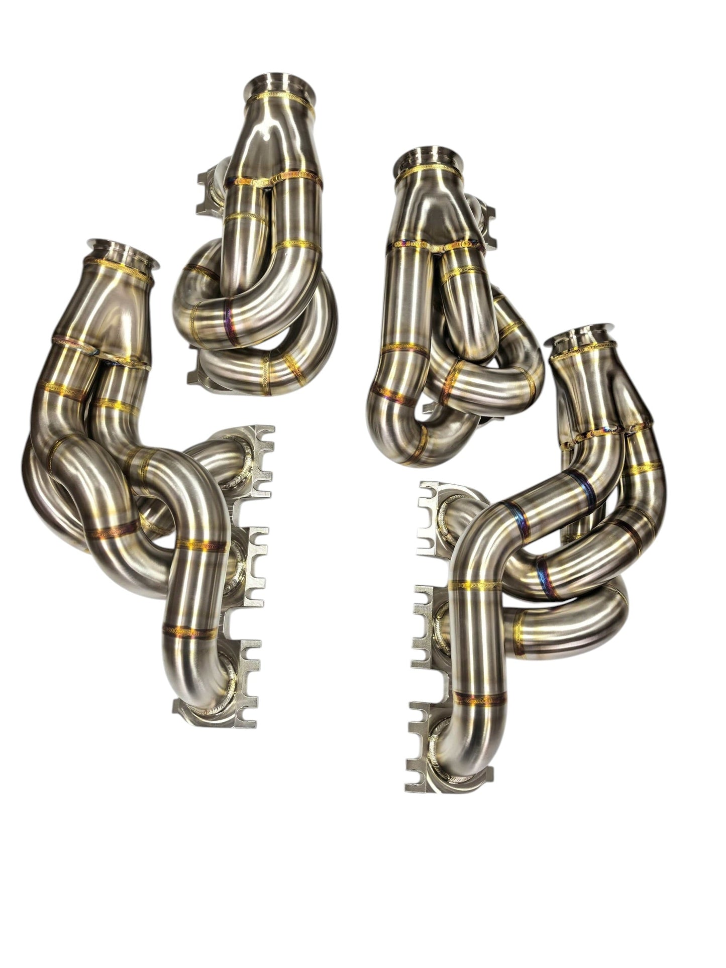 JackSpania Racing Lamborghini Aventador LP700 LP720 LP740 SV LP750 F1 exhaust header showing equal length pipes and high-performance exhaust parts.