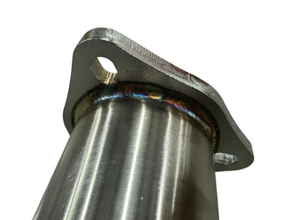 JackSpania Racing 3-way slip fit adjustable telescoping test pipe catalytic converter for exhaust systems, 2.5 to 3 inches