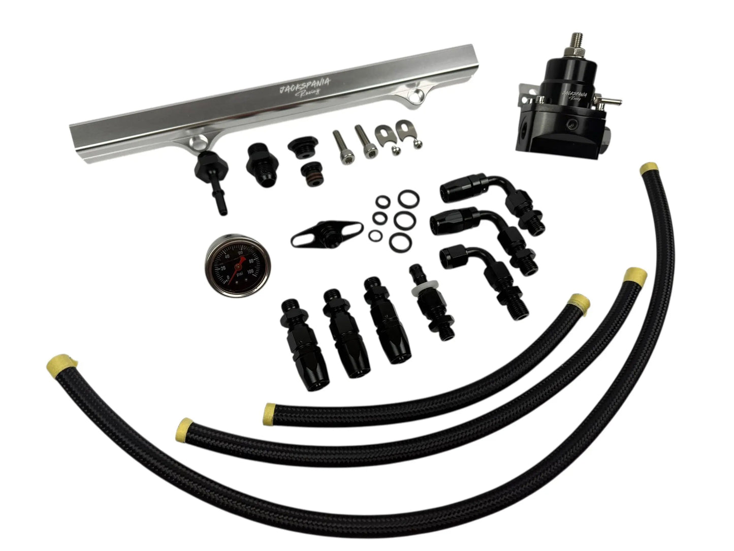Jack Spania Racing K Series Budget Tucked K Swap Fuel Line System Kit for K20 and K24 engines in Honda Civic and Integra models