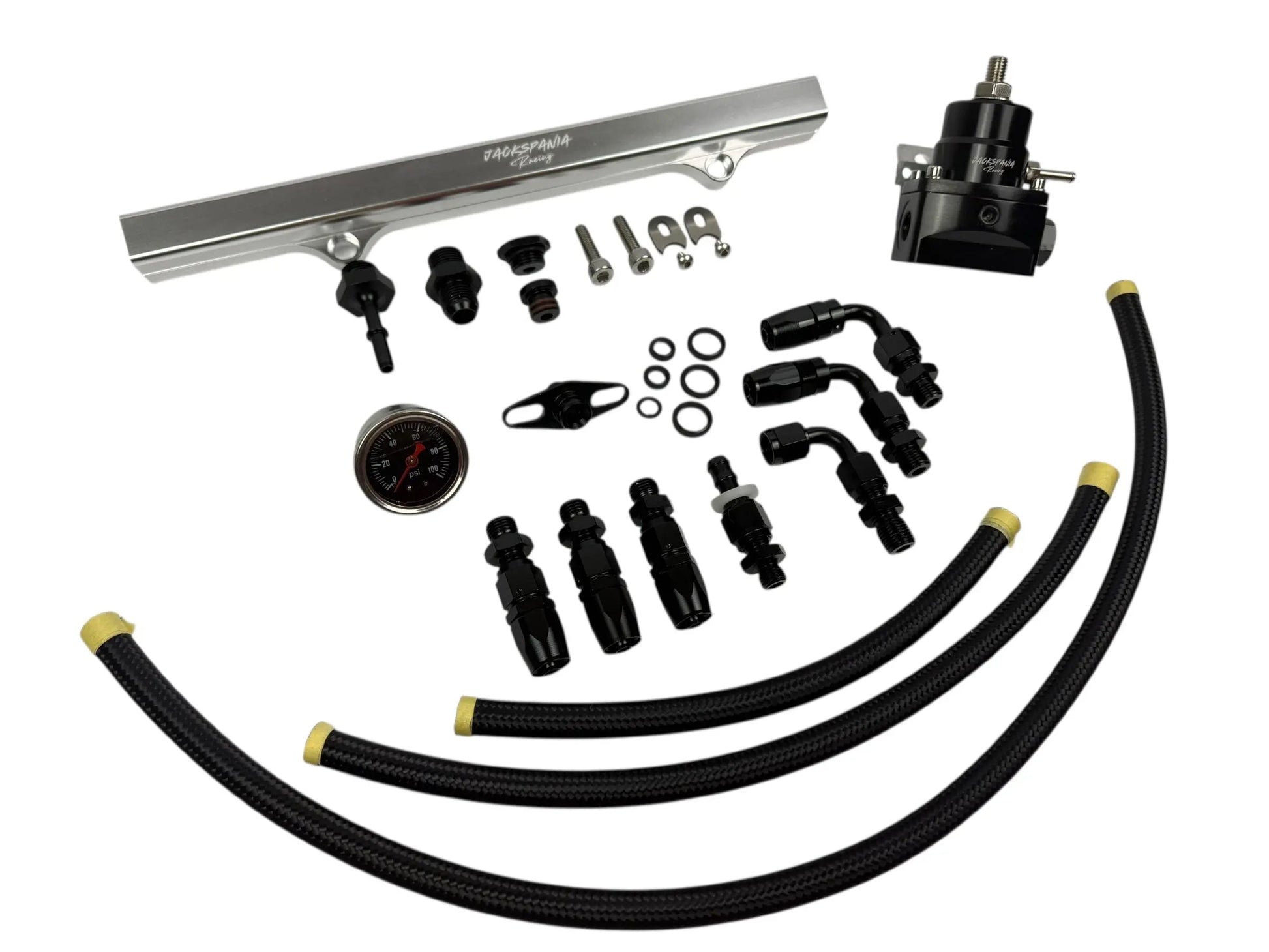 Jack Spania Racing K Series Budget Tucked K Swap Fuel Line System Kit for K20 and K24 engines in Honda Civic and Integra models
