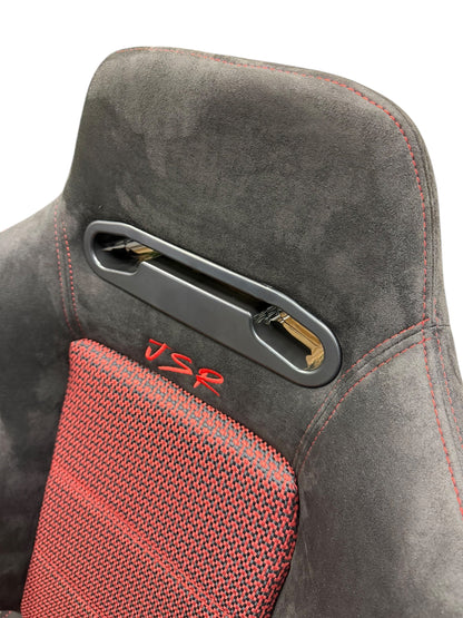 Reclinable slider seats for Recaro SR3 style Civic Integra DC2 EK9 EK EG ITR CTR by JackSpania Racing, showing adjustable seat rails.