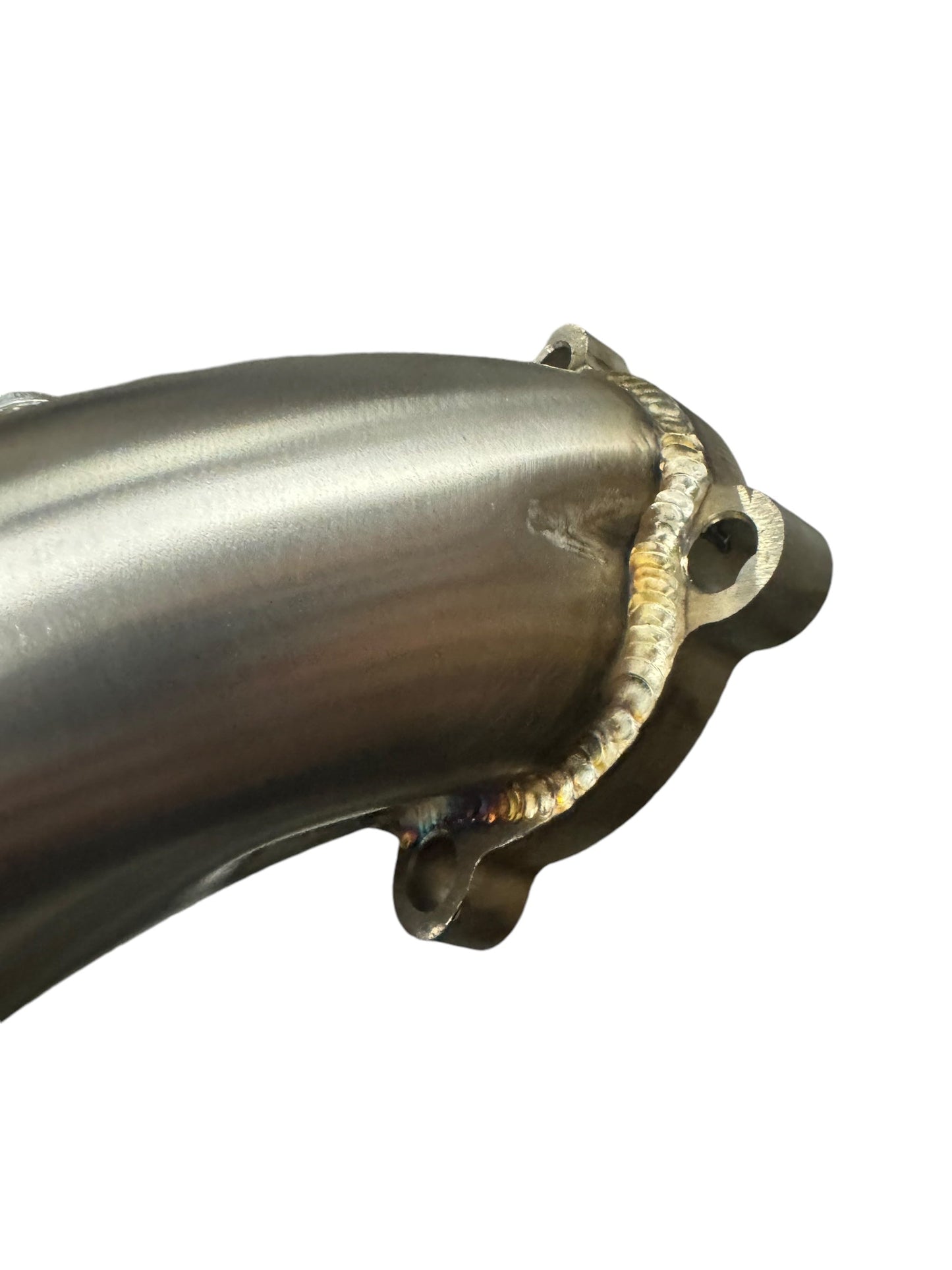 JackSpania Racing K Series K20 Civic Si turbo manifold with T3 downpipe, 2.5-inch exhaust, 2-bolt dump tube, and 4-bolt flange