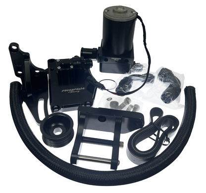 JackSpania Racing Billet K20 K24 K Series Electric Water Pump Plate Kit for engine cooling and performance.