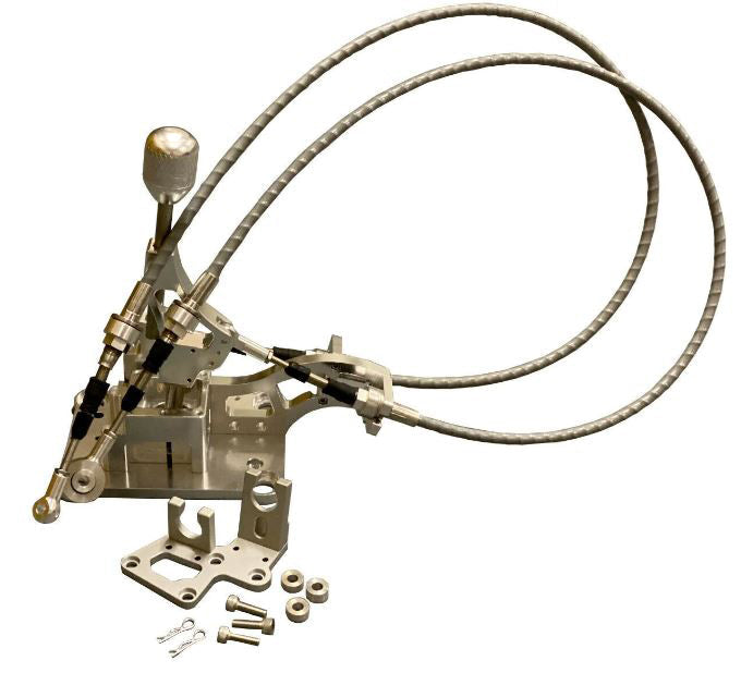 Jack Spania Racing RSX shifter cables trans bracket for K20 K24 K-series Honda Civic and CRX transmission swap.