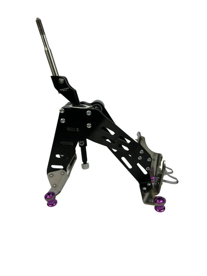 Fully adjustable race short shifter for Honda Civic Type R 10th Gen by JackSpania Racing, showing sleek transmission part in detail.