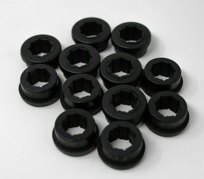 Jack Spania Racing replacement bushings for Skunk2 EG EK DC lower control arm and rear camber kit suspension parts.