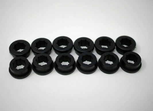 Jack Spania Racing replacement bushings for Skunk2 EG EK DC lower control arm and rear camber kit suspension parts.