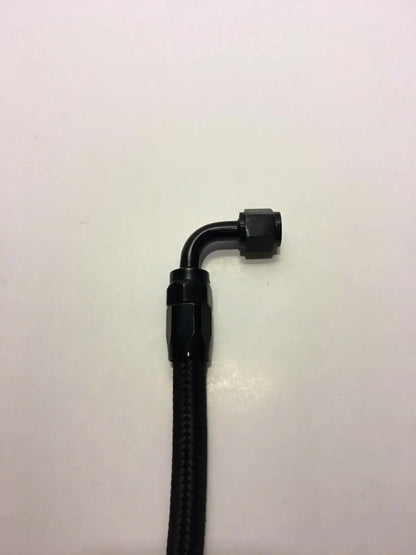 Jack Spania Racing B D-Series Tucked Fuel Feed and Return Line Kit for B16 B18 B20 D15 D16 engines, includes engine components.