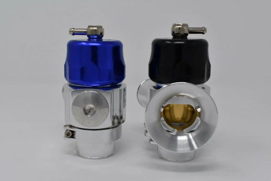 Dual port hybrid BOV for Mitsubishi Lancer Evo, Ralliart, Colt GSR turbo engine by Jack Spania Racing, showing the blow-off valve.