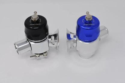 Dual port hybrid BOV for Mitsubishi Lancer Evo, Ralliart, Colt GSR turbo engine by Jack Spania Racing, showing the blow-off valve.