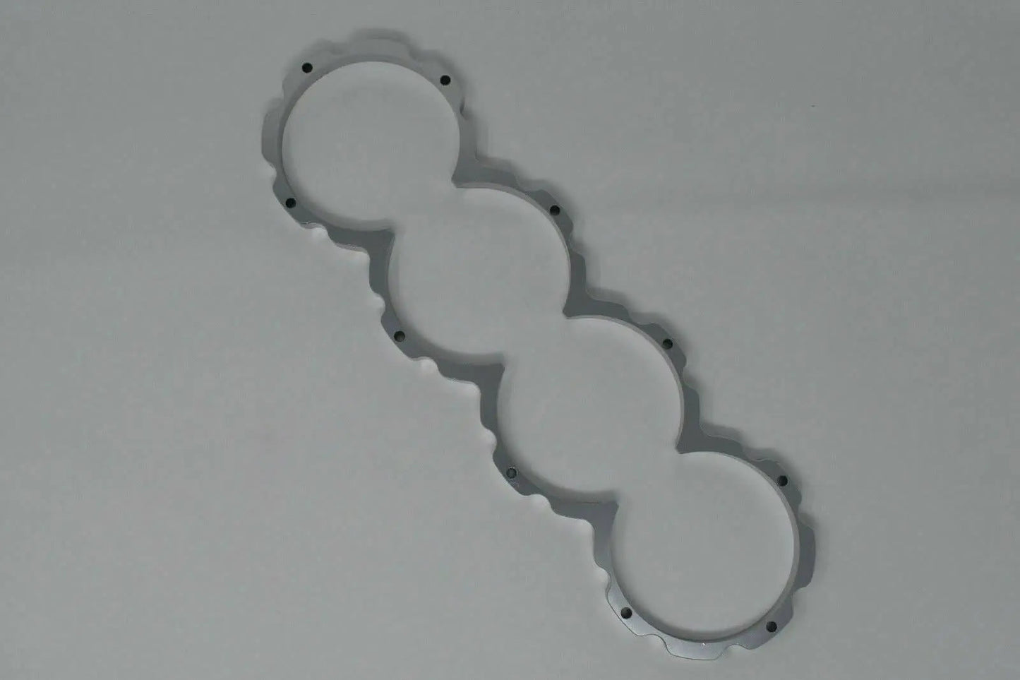 Aluminum block guard for Honda Civic D series engines, designed by Jack Spania Racing, showing the durable engine part in detail.