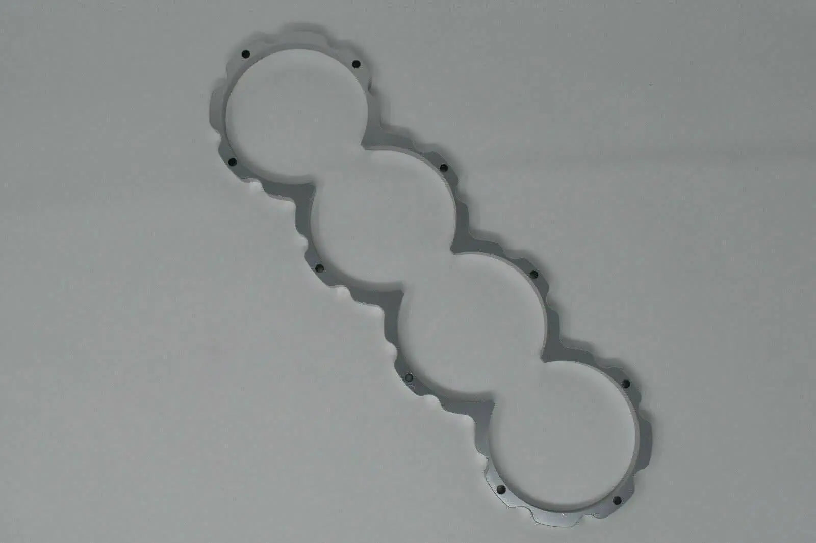 Aluminum block guard for Honda Civic D series engines, designed by Jack Spania Racing, showing the durable engine part in detail.