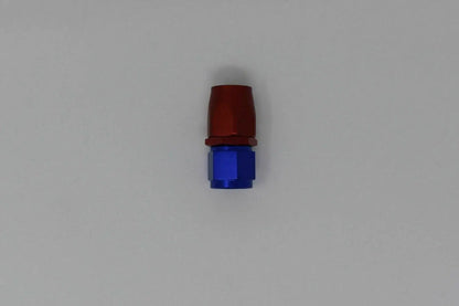 Jack Spania Racing 10 AN straight billet swivel steel hose end fitting for oil, fuel, and water in engine applications.