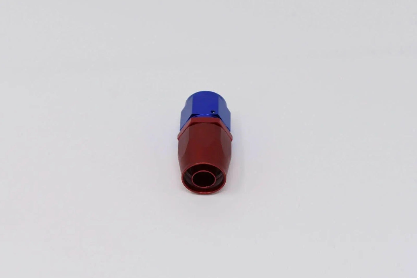 Jack Spania Racing 8 AN straight billet swivel steel hose end fitting for oil, fuel, and water lines in engine applications