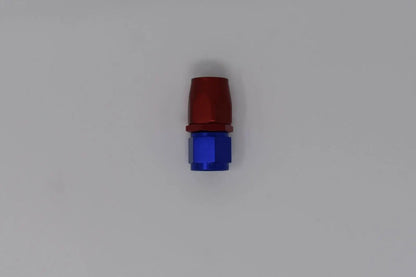 Jack Spania Racing 8 AN straight billet swivel steel hose end fitting for oil, fuel, or water engine parts.