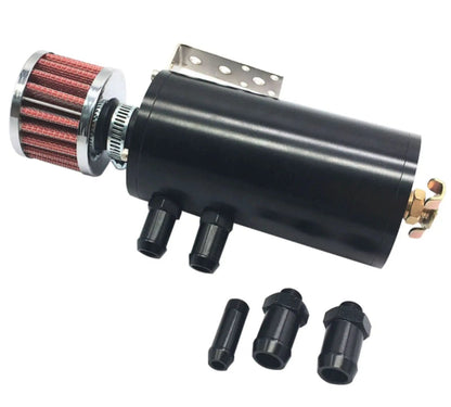 Motor K Swap Aluminum Oil Catch Can Reservoir Tank With Breather Filter Baffled - Jack Spania Racing