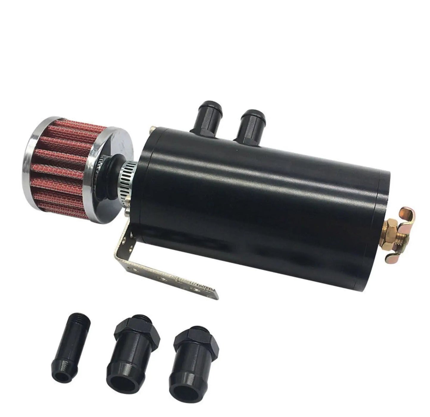 Motor K Swap Aluminum Oil Catch Can Reservoir Tank With Breather Filter Baffled - Jack Spania Racing