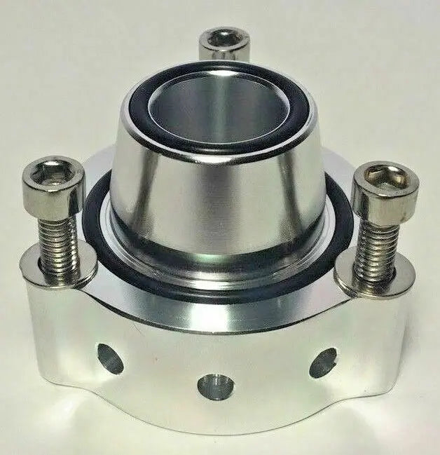 Jack Spania Racing VW Audi Blow Off Valve Spacer for TSI FSI TFSI engines, shown installed on engine components.