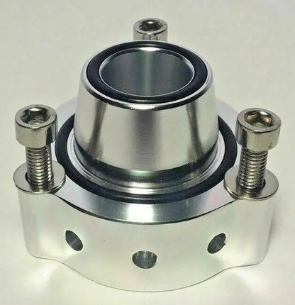 Jack Spania Racing VW Audi Blow Off Valve Spacer for TSI FSI TFSI engines, shown installed on engine components.