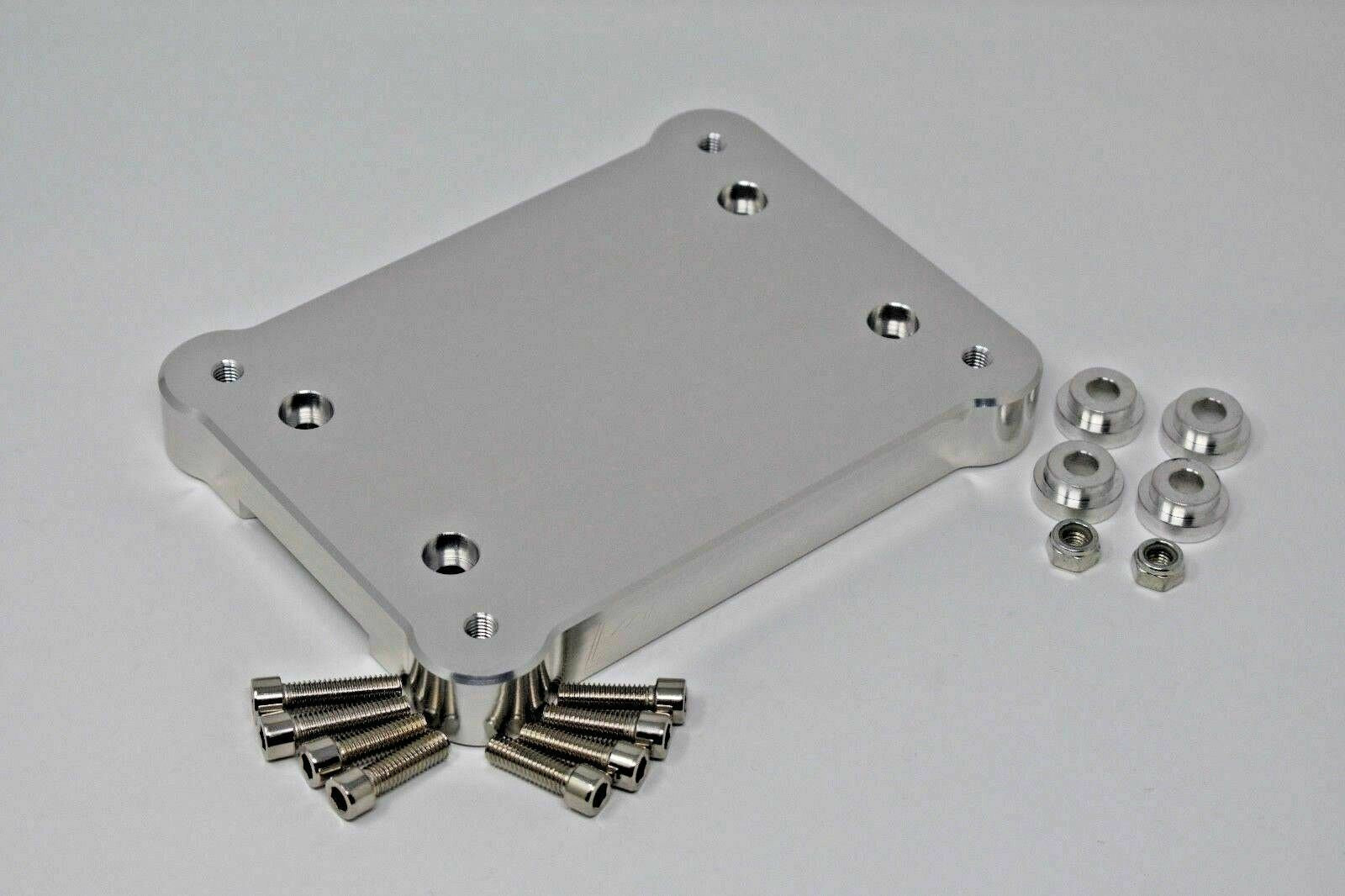 Jack Spania Racing K20 K24 shifter base plate and hardware for Honda Civic, Integra, and CRX K-Series transmission parts.