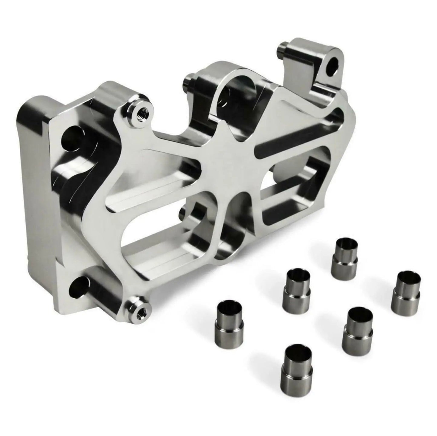 Jack Spania Racing Acura Honda billet block girdle with dowels for B16, B18, B20 B-Series VTEC engine, engine part with machined surface