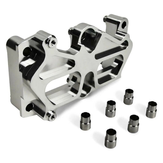 Jack Spania Racing Acura Honda billet block girdle with dowels for B16, B18, B20 B-Series VTEC engine, engine part with machined surface