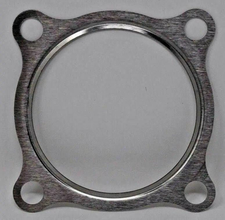 Stainless steel 3-inch 4-bolt turbo downpipe gasket for GT30, GT35, T3, T2, T4, T6 engines by Jack Spania Racing