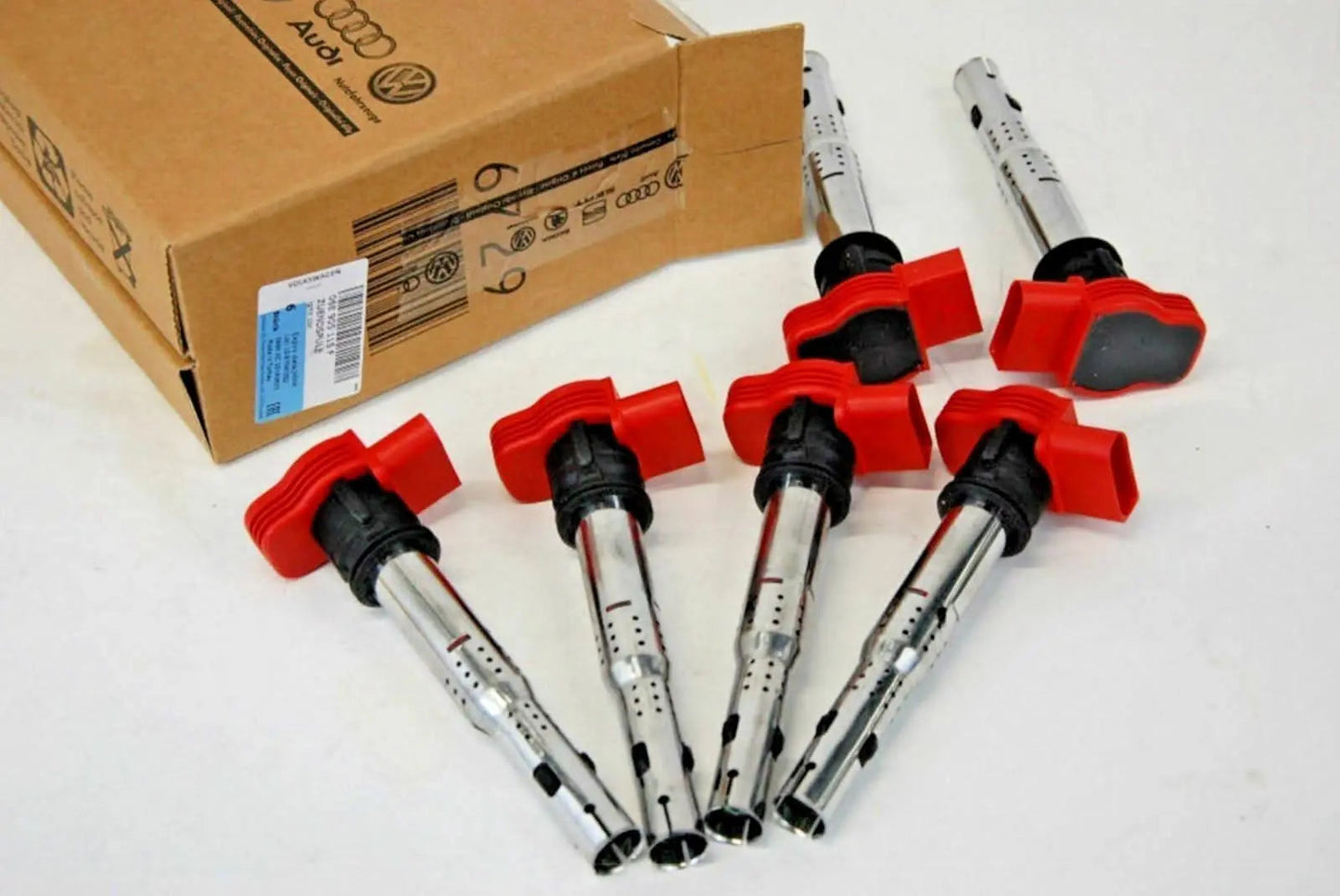 Audi A6 Allroad 2.7T R8 ignition coil pack conversion kit by Jack Spania Racing, engine parts for upgrade.
