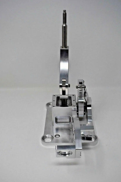 Jack Spania Racing billet race spec shifter box and baseplate for K-series swap Civic Si and GSR Integra K20 K24 transmission parts.