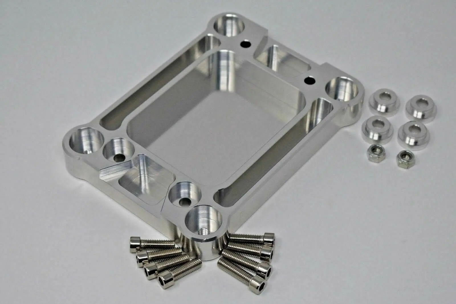Jack Spania Racing billet race spec shifter box and baseplate for K-series Honda Civic Si and Integra GSR K20 K24 swap.