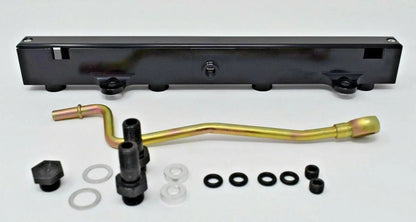 Jack Spania Racing K-Series billet aluminum high flow fuel rail for K20 and K24 engines, designed for RSX, SI, Civic, and K Swap.