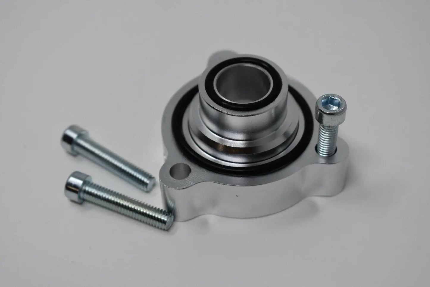 Mercedes A180 CLA GLA 250 2.0T Turbo BOV Blow Off Valve Adapter by Jack Spania Racing, engine part with metal fittings and hoses.