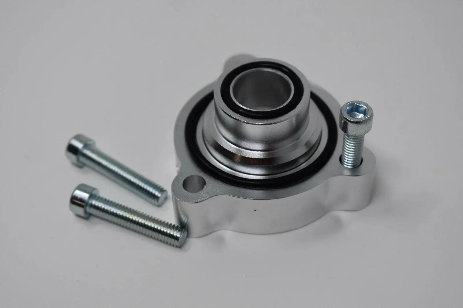 Mercedes A180 CLA GLA 250 2.0T Turbo BOV Blow Off Valve Adapter by Jack Spania Racing, engine part with metal fittings and hoses.